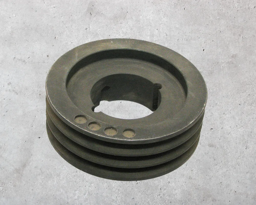 Poulie pour malaxeur à double arbre