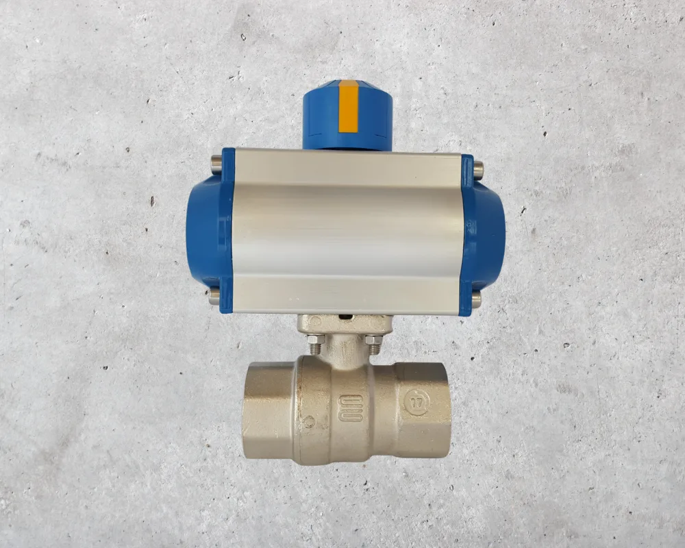 Aktüatörlü Küresel Vana