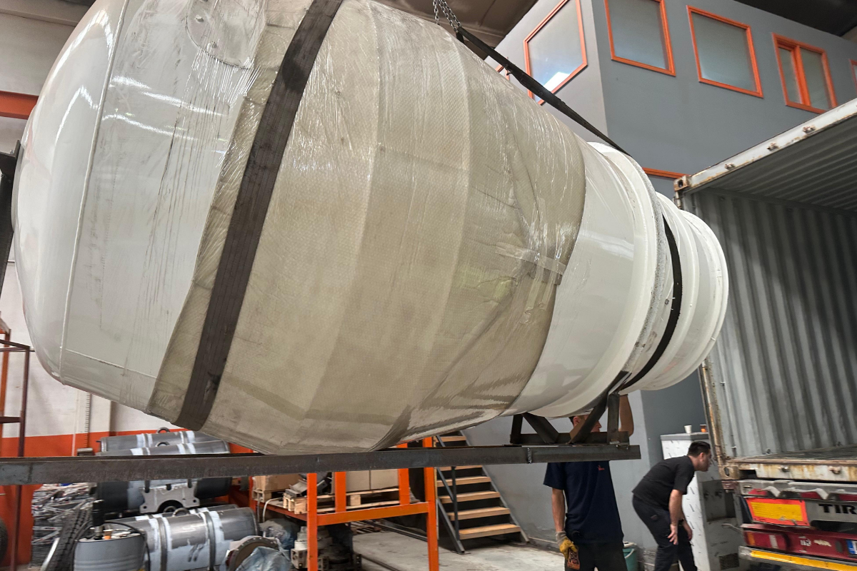 New Truck Mixer Drum Shipment from PMV Makina to the African Market