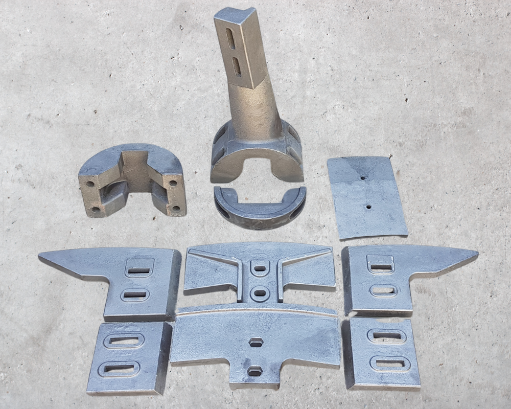 Sicoma Twin Shaft Mixer Arms, Couplings, Spacers & Blades (T-Type Blades)